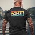 Sbd Squat Bench Deadlift Powerlifting T-Shirt mit Rückendruck Geschenke für alte Männer