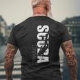 Scuba Vintage Scuba Diving Men's T-shirt Back Print Gifts for Old Men