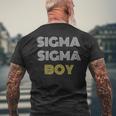 Sigma Sigma Boy Meme Men's T-shirt Back Print Gifts for Old Men