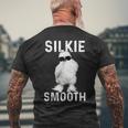 Silkie Chicken Silky Smooth Men's Back Print T-Shirt Gifts for Old Men