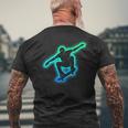 Skating Skateboarder Skater Children's Boys Skateboard T-Shirt mit Rückendruck Geschenke für alte Männer