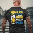 Snus Darum Bin Ich Hier Swedish Chewing Tobacco T-Shirt mit Rückendruck Geschenke für alte Männer