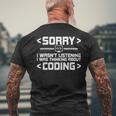 Software Computer Programmer Costume Nerds Science Coding T-Shirt mit Rückendruck Geschenke für alte Männer