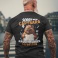 Sorry Mein Capybara Hat Meine Hausaufgaben Gefressen T-Shirt mit Rückendruck Geschenke für alte Männer