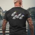 Speedway Racing Motorcycle Racing T-Shirt mit Rückendruck Geschenke für alte Männer