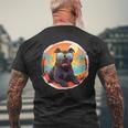 Staffordshire Staffordshire Bull Terrier Staffy Dog Staffordshire Camiseta Hombre Estampado Espalda Regalos para ancianos