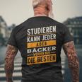 Study Can Every Baker Werden Only The Best T-Shirt mit Rückendruck Geschenke für alte Männer