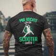 Stunt Scooter Roller Tretroller Spruch Jungen T-Shirt mit Rückendruck Geschenke für alte Männer