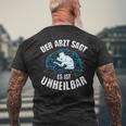 Table Tennis Doctor Says Unheilbar Cool Ping Pong T-Shirt mit Rückendruck Geschenke für alte Männer