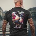 Talahuhn Talahon Saying Meme German Rap Outfit T-Shirt mit Rückendruck Geschenke für alte Männer