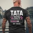 Tata En Cours 2025 Future Tata Annonce Grossesse Tata 2025 T-shirt imprimé au dos Cadeaux pour les vieillards