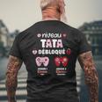 Tata Gamer En Cours Future Tata 2025 Annonce Tatie 2025 T-shirt imprimé au dos Cadeaux pour les vieillards