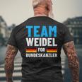 Team Alice Weidel For Bundeskanzler T-Shirt mit Rückendruck Geschenke für alte Männer