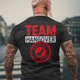 Team Hangover Certified Alkohol Trinken Trinker Party T-Shirt mit Rückendruck Geschenke für alte Männer