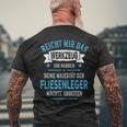 Tiling With Slogan Majesty Tool T-Shirt mit Rückendruck Geschenke für alte Männer