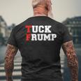 Tuck Frump Divertido Anti-Donald Trump Donald Trump Camiseta Hombre Estampado Espalda Regalos para ancianos