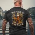 Tung Tung Tung Sahur Meme Brainrot Humor Gen Z Men's T-shirt Back Print Gifts for Old Men