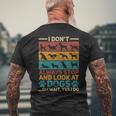 Types Of Dog Vintage Animal Dog Lover Outfit Dog Owner Men's T-shirt Back Print Gifts for Old Men