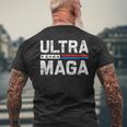 Ultra Maga Orgulloso Diseño De Partidario De Ultra-Maga Trump Orgulloso Camiseta Hombre Estampado Espalda Regalos para ancianos