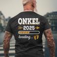 Uncle 2025 Loading Future Uncle 2025Intage T-Shirt mit Rückendruck Geschenke für alte Männer