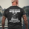 Underschätze Niemal Einen Record T-Shirt mit Rückendruck Geschenke für alte Männer