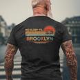 Vintage No Sleep Til Brooklyn Retro Brooklyn Men's T-shirt Back Print Gifts for Old Men