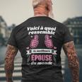 Voici À Quoi Ressemble La Meilleure Épouse Du Monde Mariage T-shirt imprimé au dos Cadeaux pour les vieillards