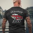 Wartburg 312 T-Shirt mit Rückendruck Geschenke für alte Männer