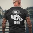 Werende Onkel 2025 Uncle 2025 T-Shirt mit Rückendruck Geschenke für alte Männer