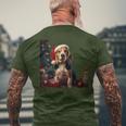 Christmas Beagle Beagle Christmas T-Shirt mit Rückendruck Geschenke für alte Männer