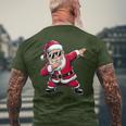 Christmas Boys Children Dabbing Santa T-Shirt mit Rückendruck Geschenke für alte Männer