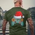 Christmas For Boys Children Toddler Gaming Santa T-Shirt mit Rückendruck Geschenke für alte Männer