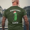 Christmas Cucumber Found Christmas Tradition T-Shirt mit Rückendruck Geschenke für alte Männer