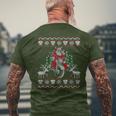 Christmas Holiday Idea Santa Claus T-Shirt mit Rückendruck Geschenke für alte Männer