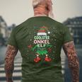 Coolster Uncle Elf Partner Look Family Outfit Christmas T-Shirt mit Rückendruck Geschenke für alte Männer