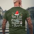 Das Ist Mein Christmas Pyjamas Matching Family T-Shirt mit Rückendruck Geschenke für alte Männer