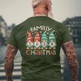 Family Christmas 2024 Christmas Outfit Matching T-Shirt mit Rückendruck Geschenke für alte Männer