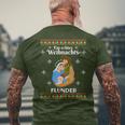 Flunder Fish Christmas Wonder Fishing Baltic Sea North Sea T-Shirt mit Rückendruck Geschenke für alte Männer