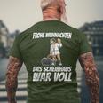 Frohe Weihnachten Merry Christmas T-Shirt mit Rückendruck Geschenke für alte Männer