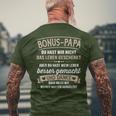 Bonus Dad Stepfather Saying Father's Day Christmas T-Shirt mit Rückendruck Geschenke für alte Männer