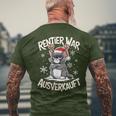 Christmas Cat Reindeer Was Out Sold Out T-Shirt mit Rückendruck Geschenke für alte Männer