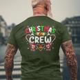 Christmas Crew Santa Dabbing Family Pyjamas T-Shirt mit Rückendruck Geschenke für alte Männer