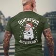 Christmas Sheep Reindeer Was Out Sold Out T-Shirt mit Rückendruck Geschenke für alte Männer