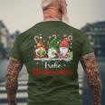 Gnome Matching Family Merry Christmas T-Shirt mit Rückendruck Geschenke für alte Männer