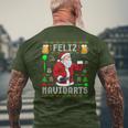 Ugly Christmas Darts Feliz Navidarts T-Shirt mit Rückendruck Geschenke für alte Männer