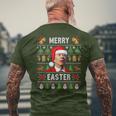 Ugly Jumper Merry Easter Biden Christmas T-Shirt mit Rückendruck Geschenke für alte Männer