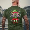 Geringverdiener Elf Christmas Family Christmas T-Shirt mit Rückendruck Geschenke für alte Männer