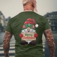 Gnome Christmas Santa Claus Costume Merry Christmas Gnome T-Shirt mit Rückendruck Geschenke für alte Männer