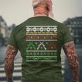 Guns For Christmas Ugly Sweater Gun Right Hunting Military T-Shirt mit Rückendruck Geschenke für alte Männer