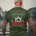 Happy Birthday Jesus Ugly Christmas Jumper T-Shirt mit Rückendruck Geschenke für alte Männer